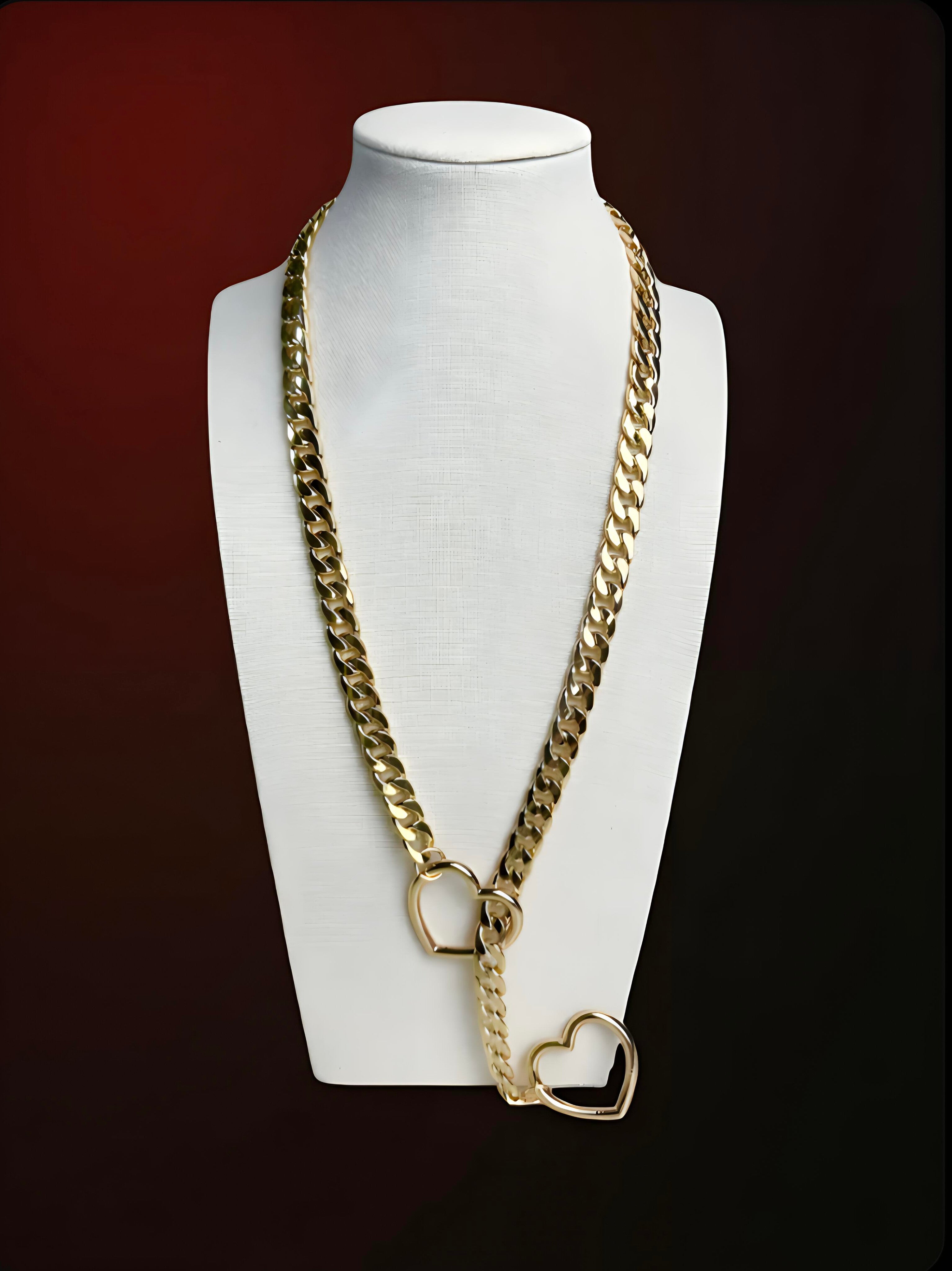 Heart Slip Chain Necklace