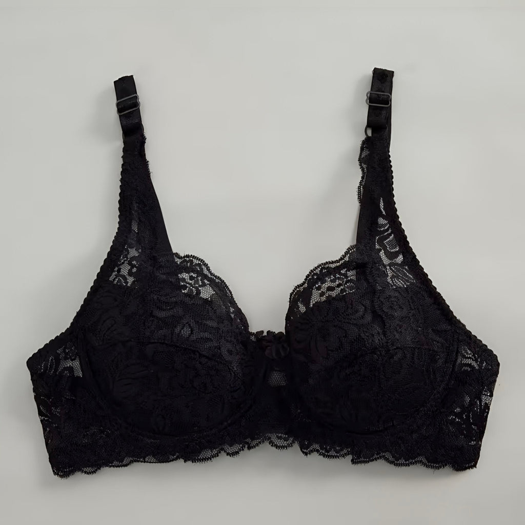 BOW PUSH UP LACE BRA