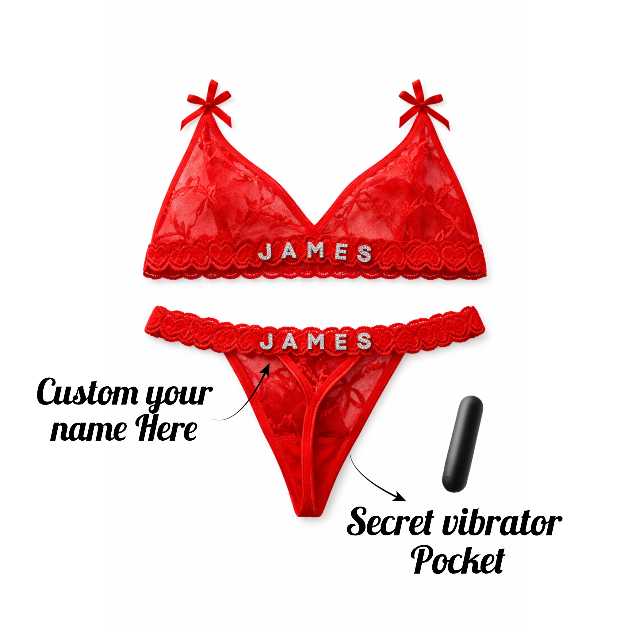 CUSTOMISABLE VIBRATING THONG SET